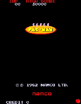 Super Pac-Man screen shot title